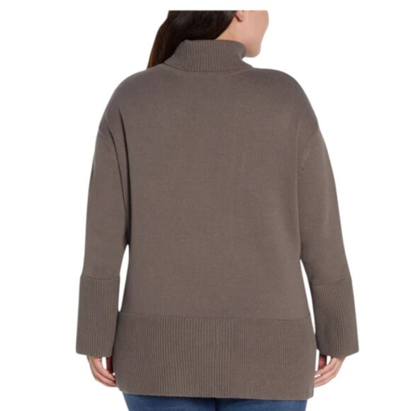 NWOT GAP Cotton Turtleneck Sweater | Brown - Picture 6 of 10